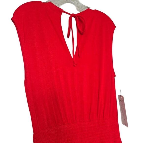 Cabi Uptown Jumpsuit Vermilion Red Size Medium - Picture 8 of 11